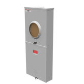 U6281-XL-200-5T9 - 5 Term RNGLS SML CLS PLT LVR Byps 1-200 Amp MN BRKR 8 Branch CKT 5TH Term 9 Oclock Pos